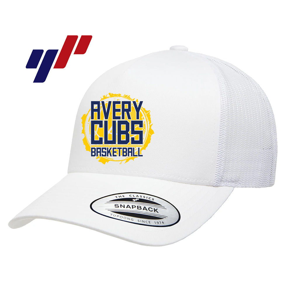 Yupoong 6506 Adult 5-Panel Retro Trucker Cap - Avery Cubs
