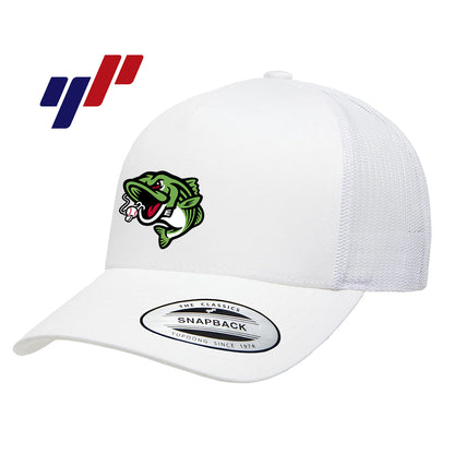 Yupoong 6506 Adult 5-Panel Retro Trucker Cap - RBA Stripers Baseball