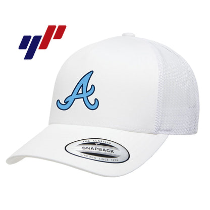 Yupoong 6506 Adult 5-Panel Retro Trucker Cap DTF PRINTED- Aces Baseball