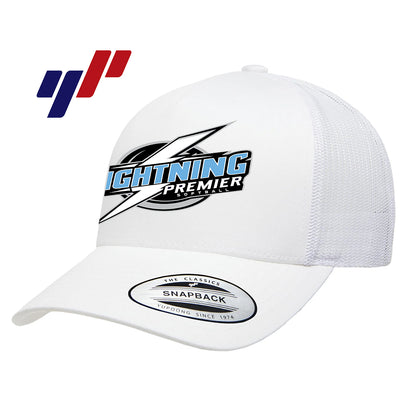 Yupoong 6506 Adult 5-Panel Retro Trucker Cap - Lightning Premier