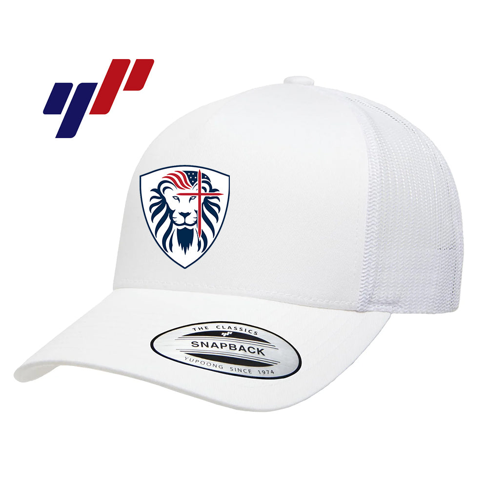 Yupoong 6506 Adult 5-Panel Retro Trucker Cap - Orlando Lions Baseball