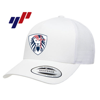 Yupoong 6506 Adult 5-Panel Retro Trucker Cap - Orlando Lions Baseball