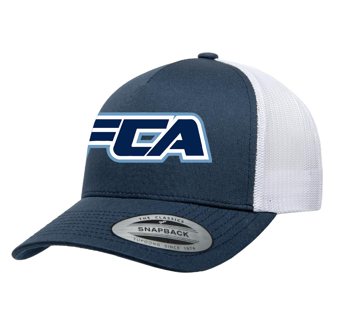 Yupoong 6506 Adult 5-Panel Retro Trucker Cap - FCA