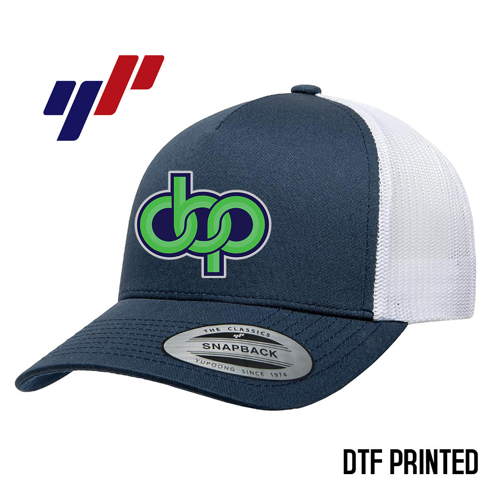 Yupoong 6506 Adult 5-Panel Retro Trucker Cap DTF PRINTED- OBP