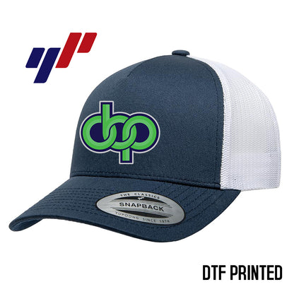 Yupoong 6506 Adult 5-Panel Retro Trucker Cap DTF PRINTED- OBP
