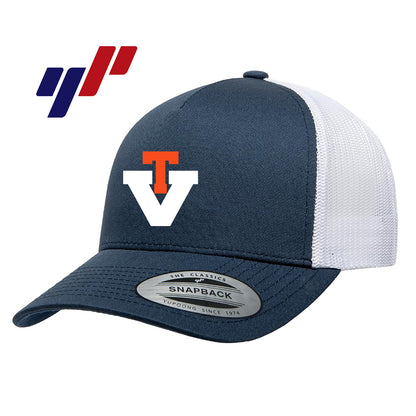 Yupoong 6506 Adult 5-Panel Retro Trucker Cap - Team Virginia Baseball