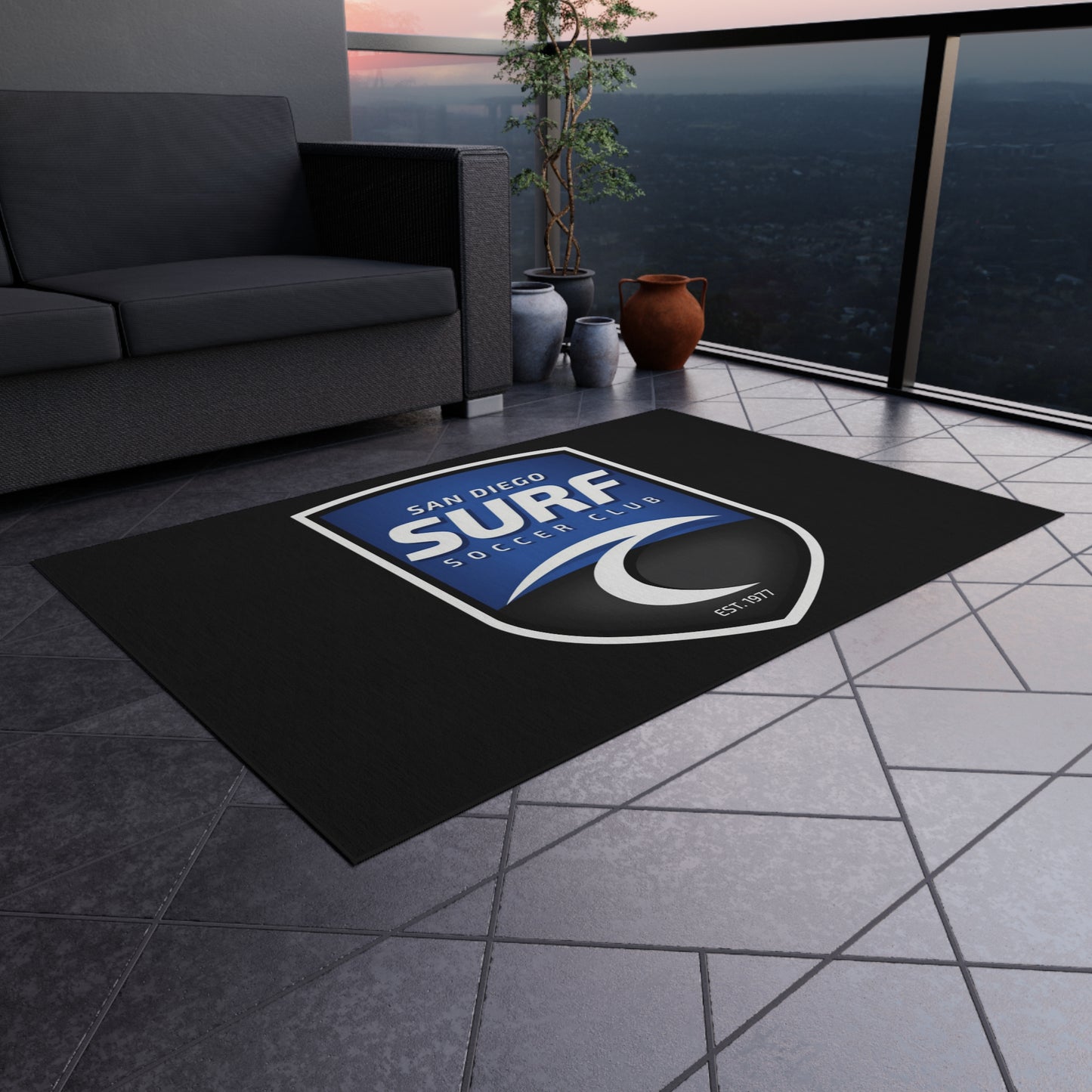 Outdoor Rug San Diego Surf Soccer