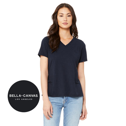 DIY - Bella + Canvas 6415 Ladies' Relaxed Triblend V-Neck T-Shirt