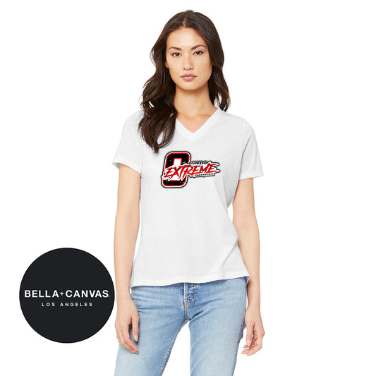 Bella + Canvas 6415 Ladies' Relaxed Triblend V-Neck T-Shirt - Oviedo Extreme Softball
