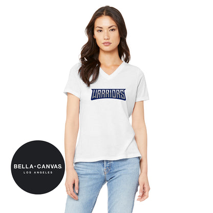 Bella + Canvas 6415 Ladies' Relaxed Triblend V-Neck T-Shirt - Tampa Warriors Baseball