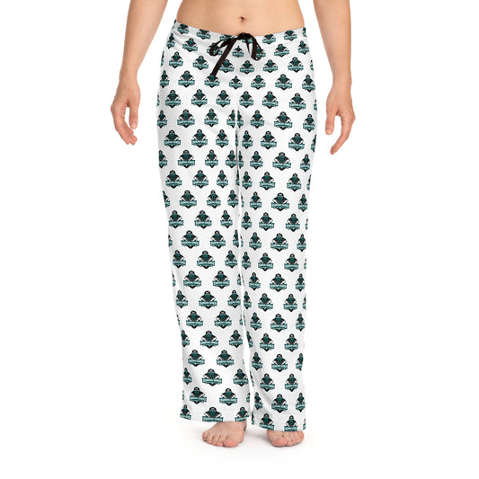 Women's Pajama Pants (AOP) Diamond Dawgs Baseball