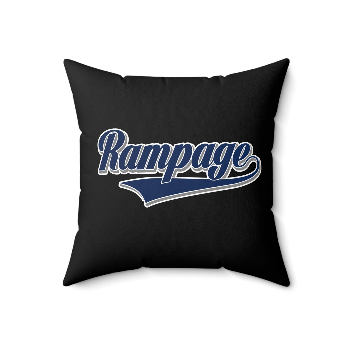 Spun Polyester Square Pillow Mississippi Rampage