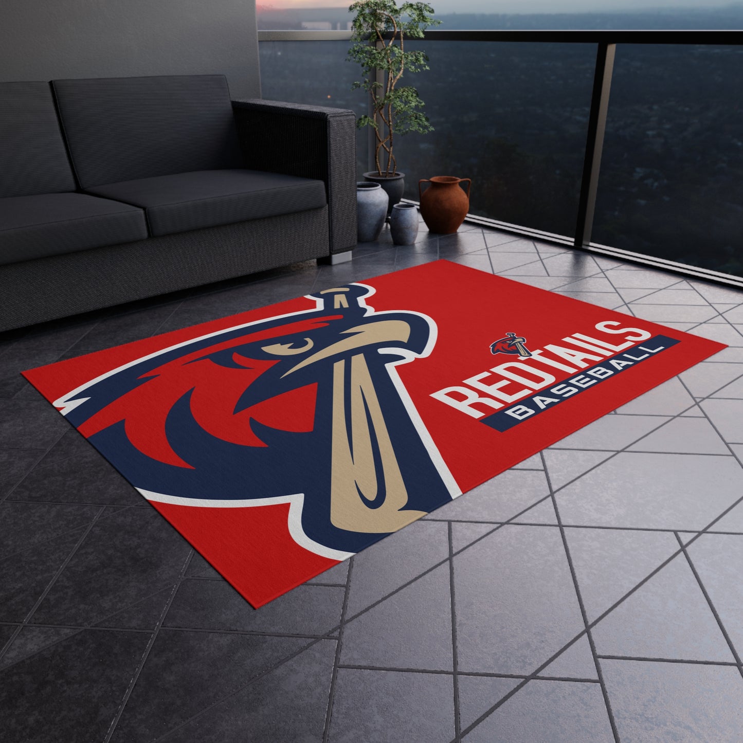 Outdoor Rug MSA Redtails Baseball