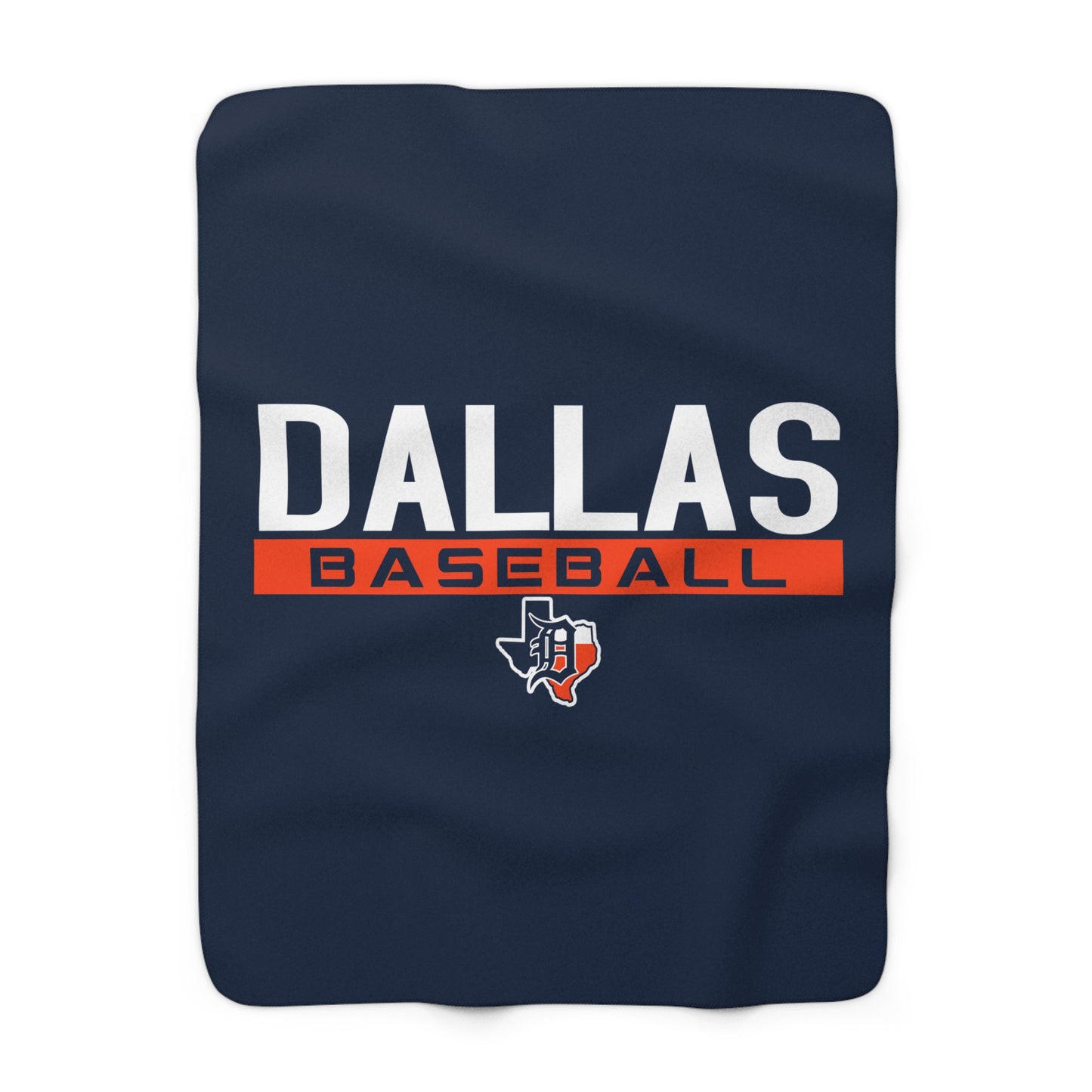 Sherpa Fleece Blanket Dallas Tigers Baseball