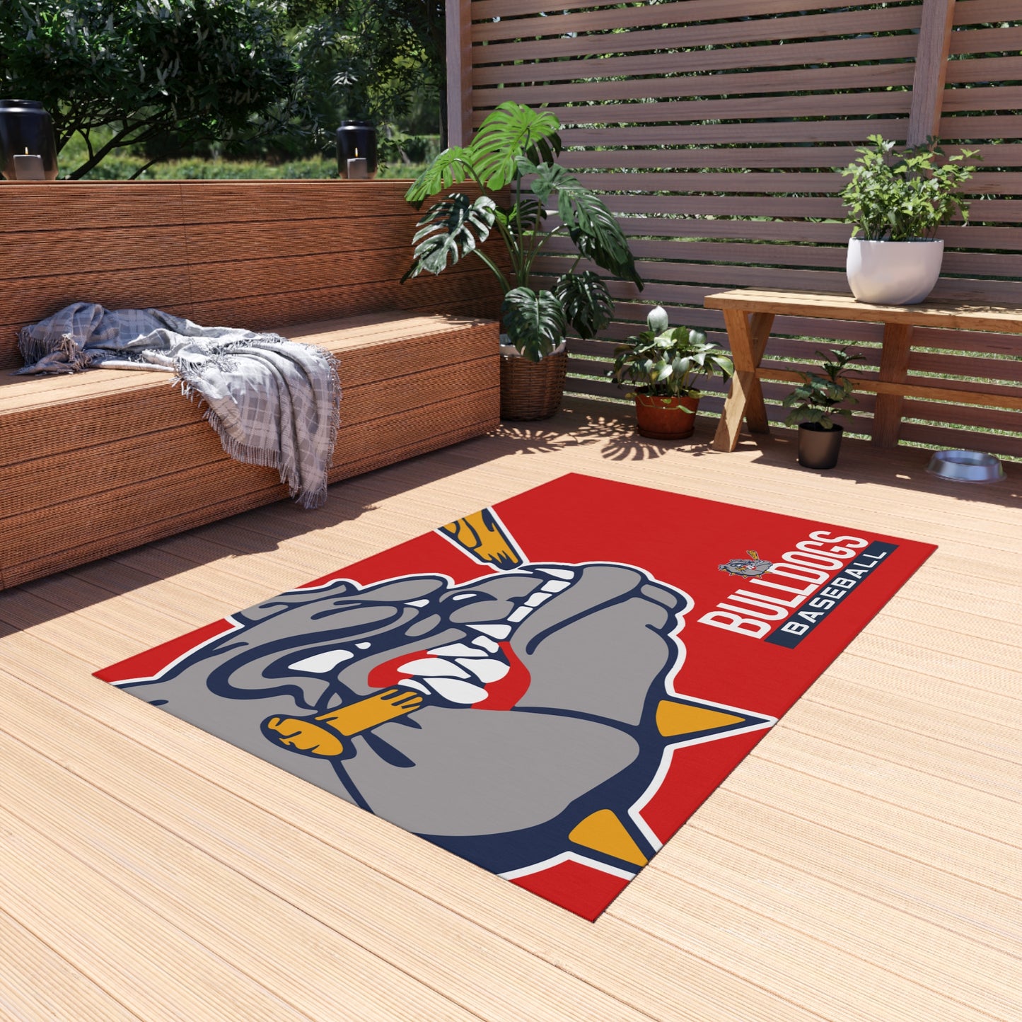 Outdoor Rug Bloomingdale Bulldogs Baseball