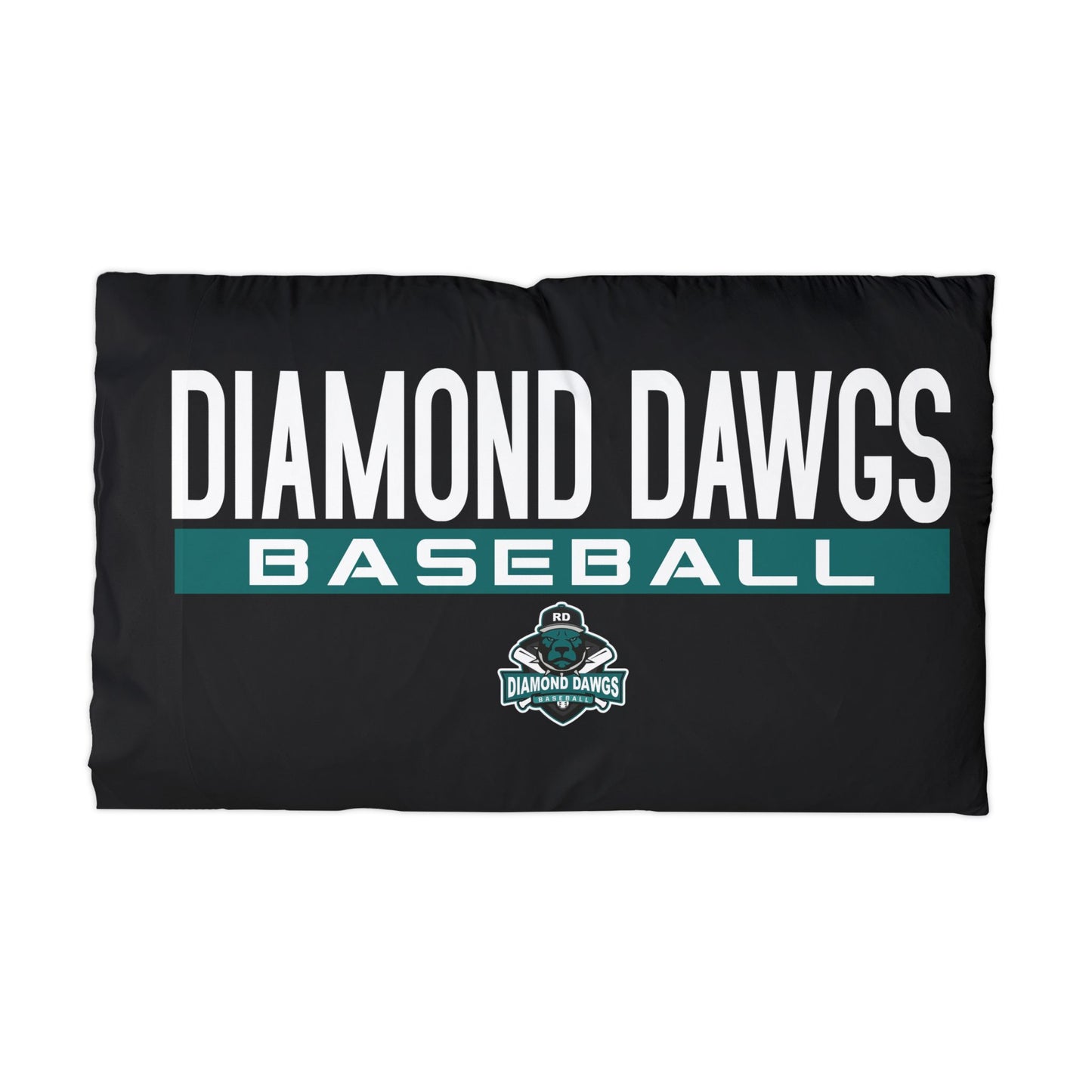 Microfiber Pillowcase Diamond Dawgs Baseball