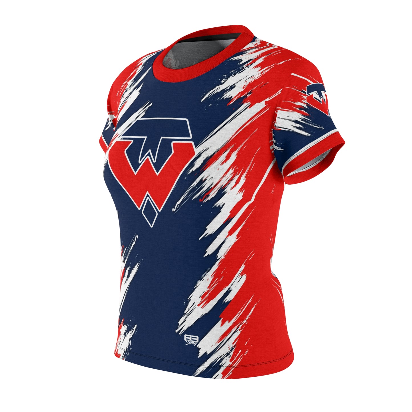 AOP - Women's Full Sublimation Cut & Sew Tee - Tampa Warriors Baseball