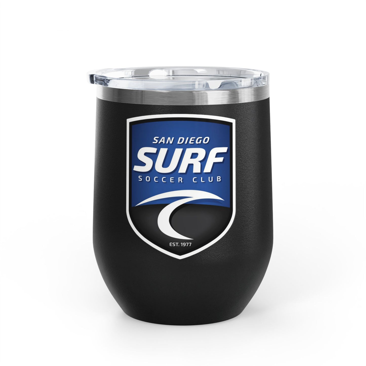 Wine Tumbler, 12oz San Diego Surf Soccer