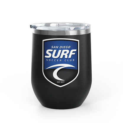 Wine Tumbler, 12oz San Diego Surf Soccer