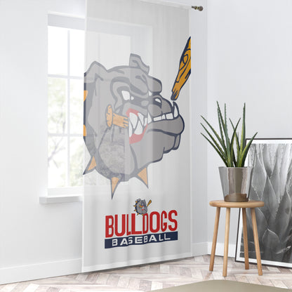 Window Curtain Bloomingdale Bulldogs Baseball