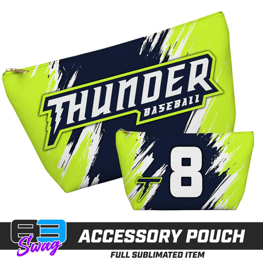 7"x12" Accessory Pouch w T-bottom - Ponte Vedra Thunder Baseball - 83Swag