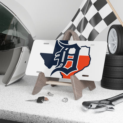 Vanity Plate Dallas Tigers Baseball