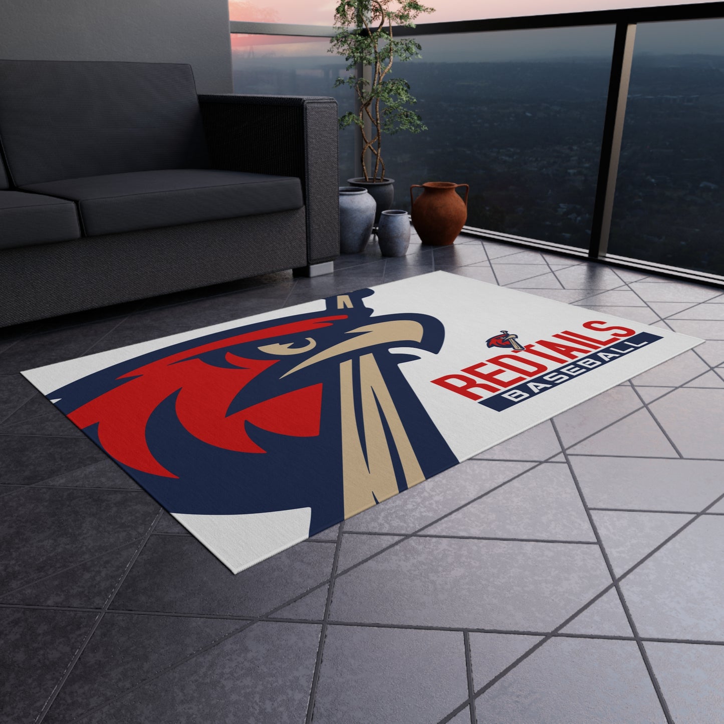 Outdoor Rug MSA Redtails Baseball