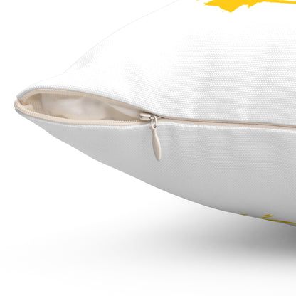 Spun Polyester Square Pillow