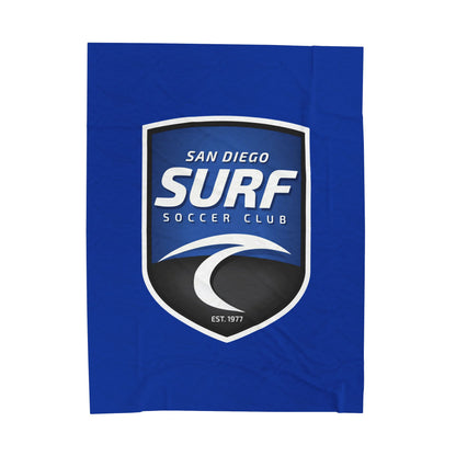 Velveteen Plush Blanket San Diego Surf Soccer