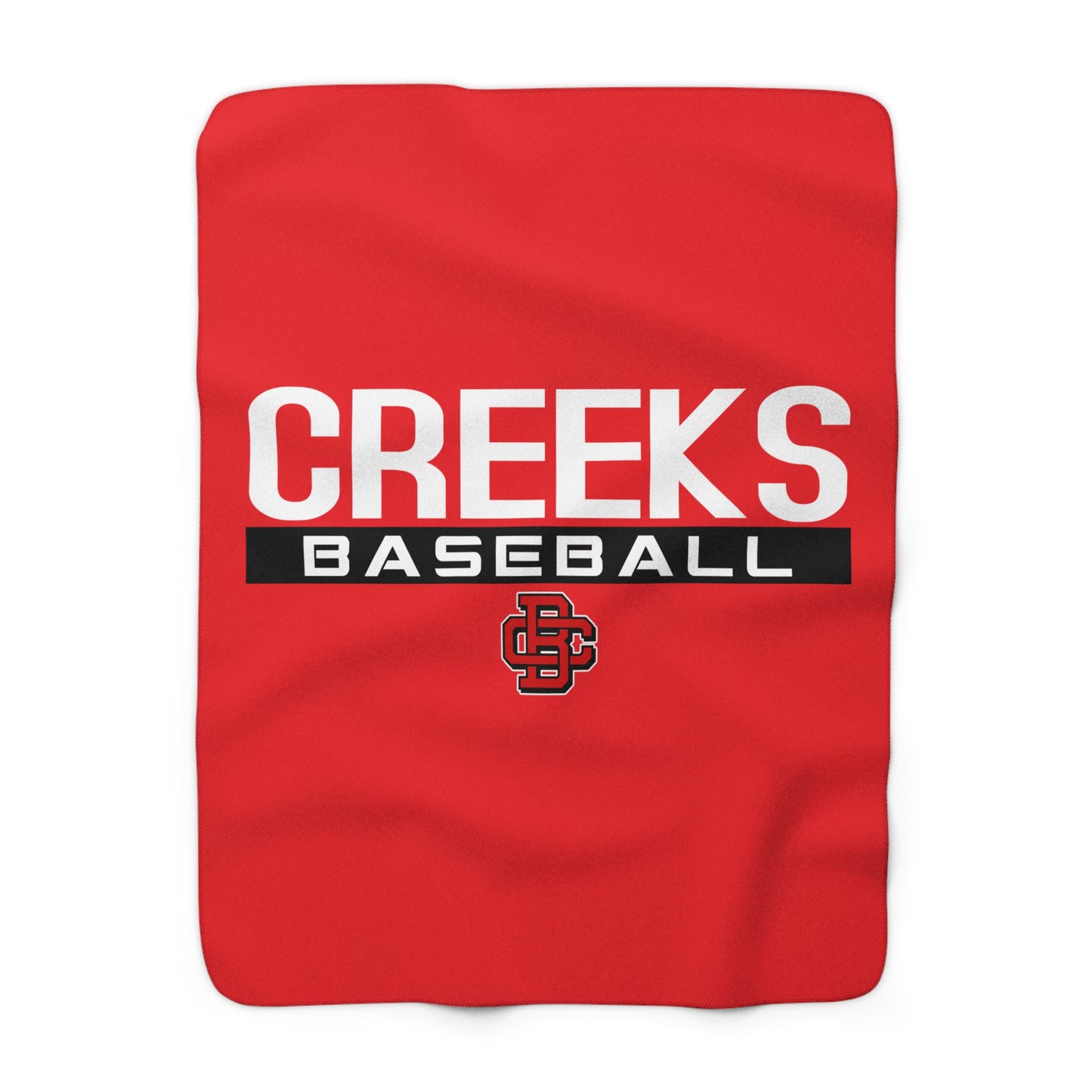 Sherpa Fleece Blanket Creeks Baseball Club - CBC