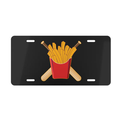 Vanity Plate Team Rally Fries