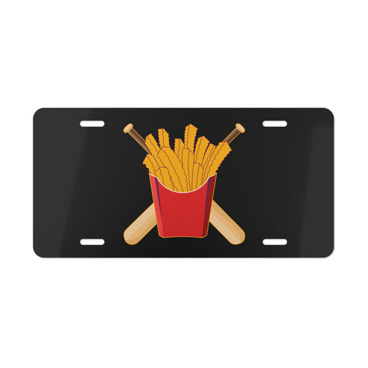 Vanity Plate Team Rally Fries
