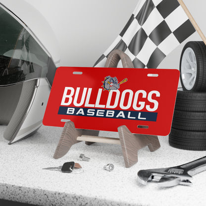 Vanity Plate Bloomingdale Bulldogs Baseball