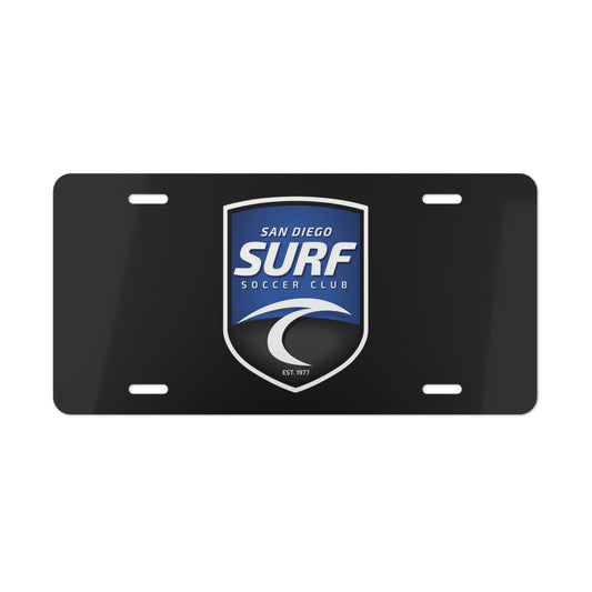 Vanity Plate San Diego Surf Soccer