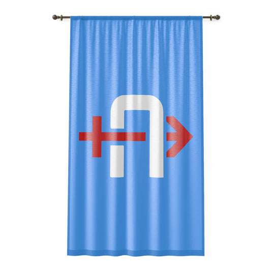 Window Curtain Arrows Baseball