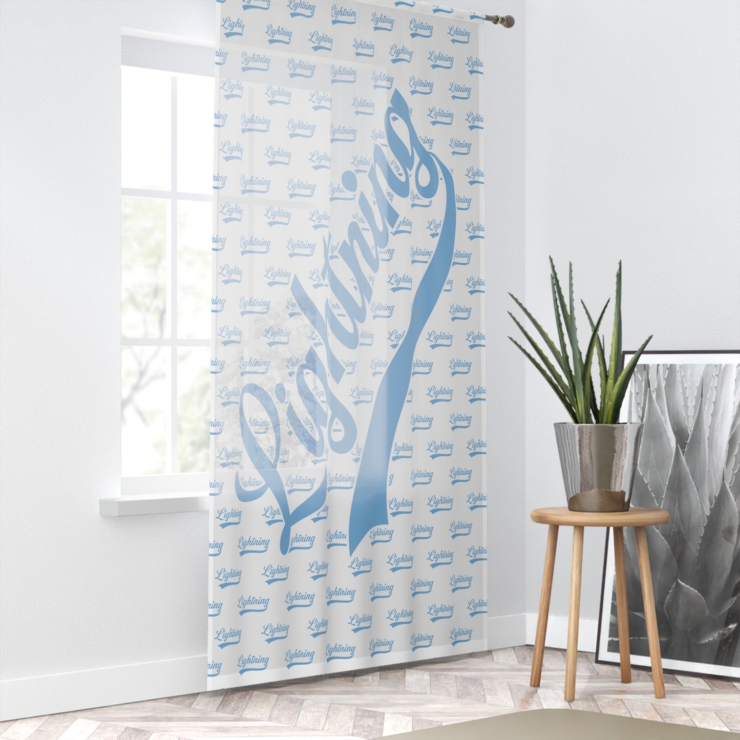 Window Curtain Lightning Baseball