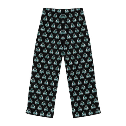 Women's Pajama Pants (AOP) Diamond Dawgs Baseball