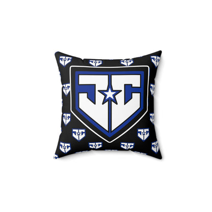 Spun Polyester Square Pillow JCB