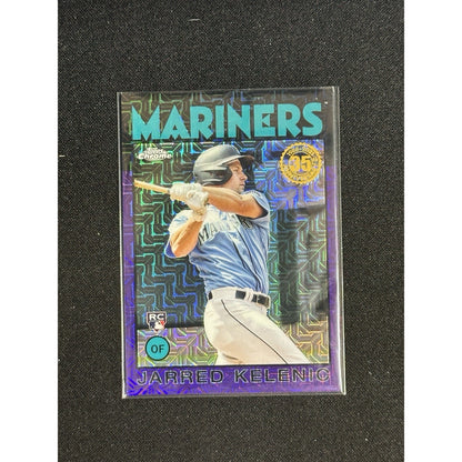 Jarred Kelenic RC 2021 Topps Silver Pack RC Purple Mojo Refractors #/75 Mariners