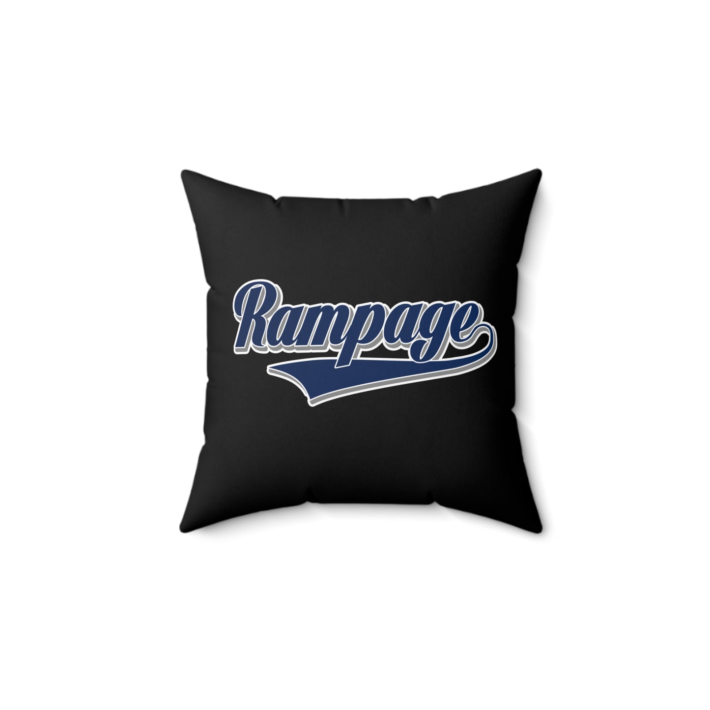 Spun Polyester Square Pillow Mississippi Rampage