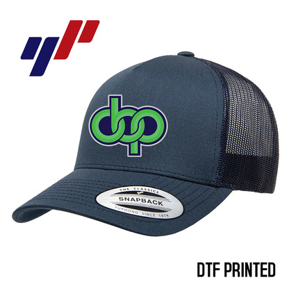 Yupoong 6506 Adult 5-Panel Retro Trucker Cap DTF PRINTED- OBP