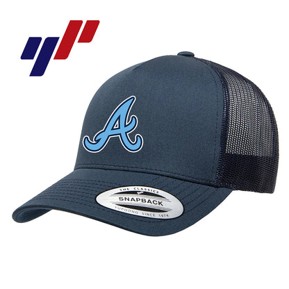 Yupoong 6506 Adult 5-Panel Retro Trucker Cap DTF PRINTED- Aces Baseball