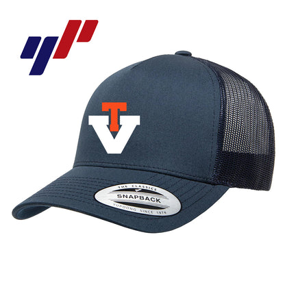 Yupoong 6506 Adult 5-Panel Retro Trucker Cap - Team Virginia Baseball