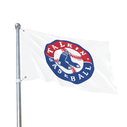 Double Sided Flag Talkin' Baseball