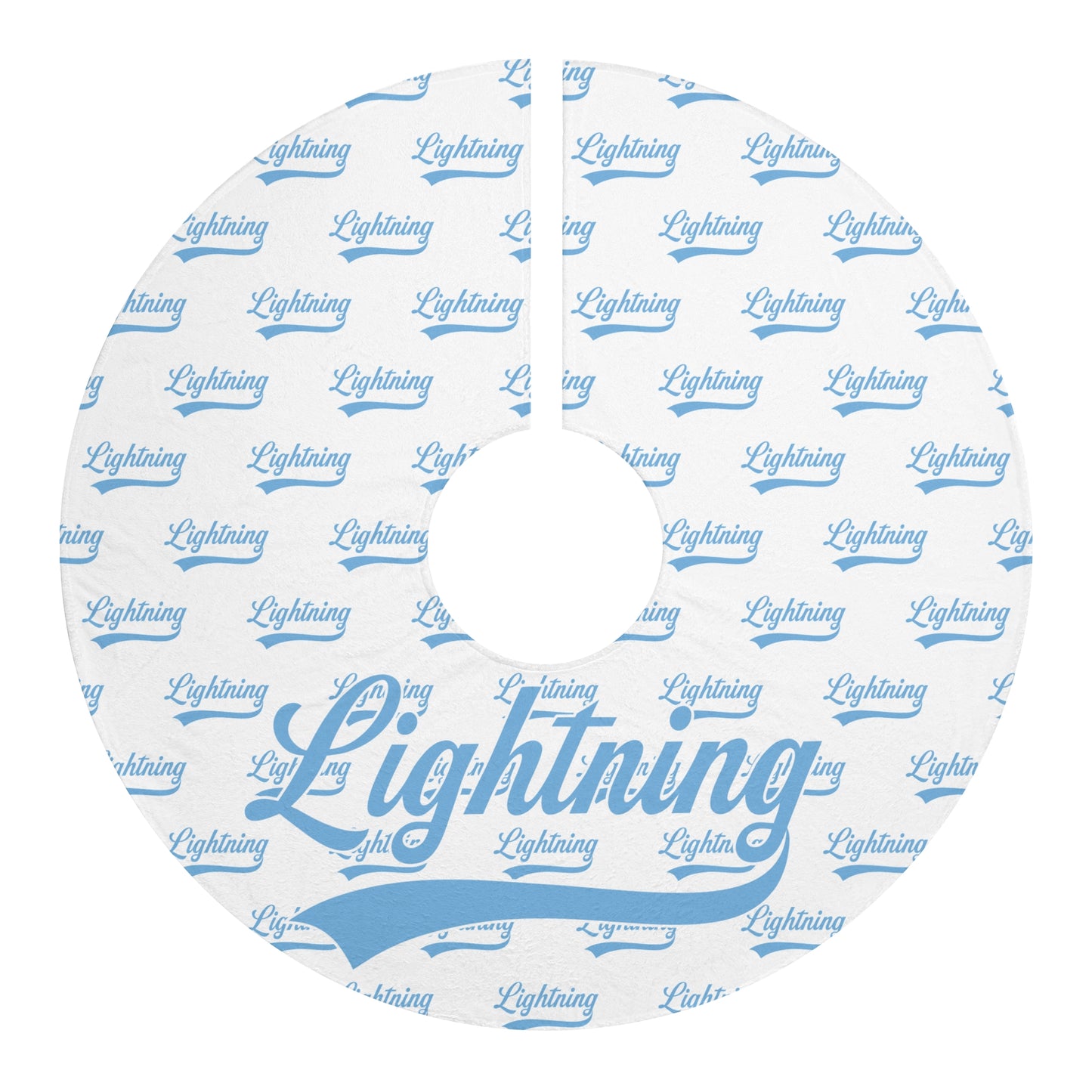 Christmas Tree Skirts Lightning Baseball