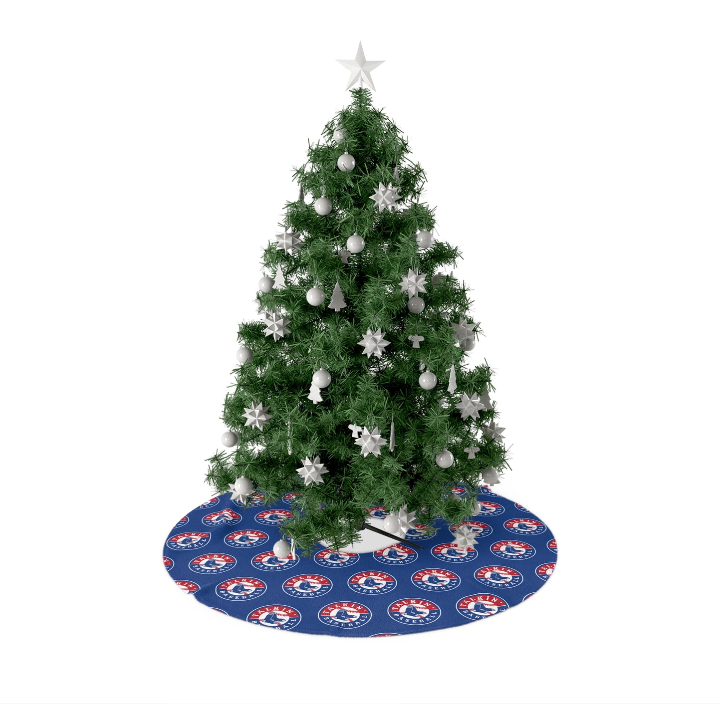 Christmas Tree Skirts Talkin' Baseball