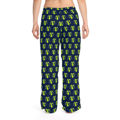 Women's Pajama Pants (AOP) VB Bombers Baseball
