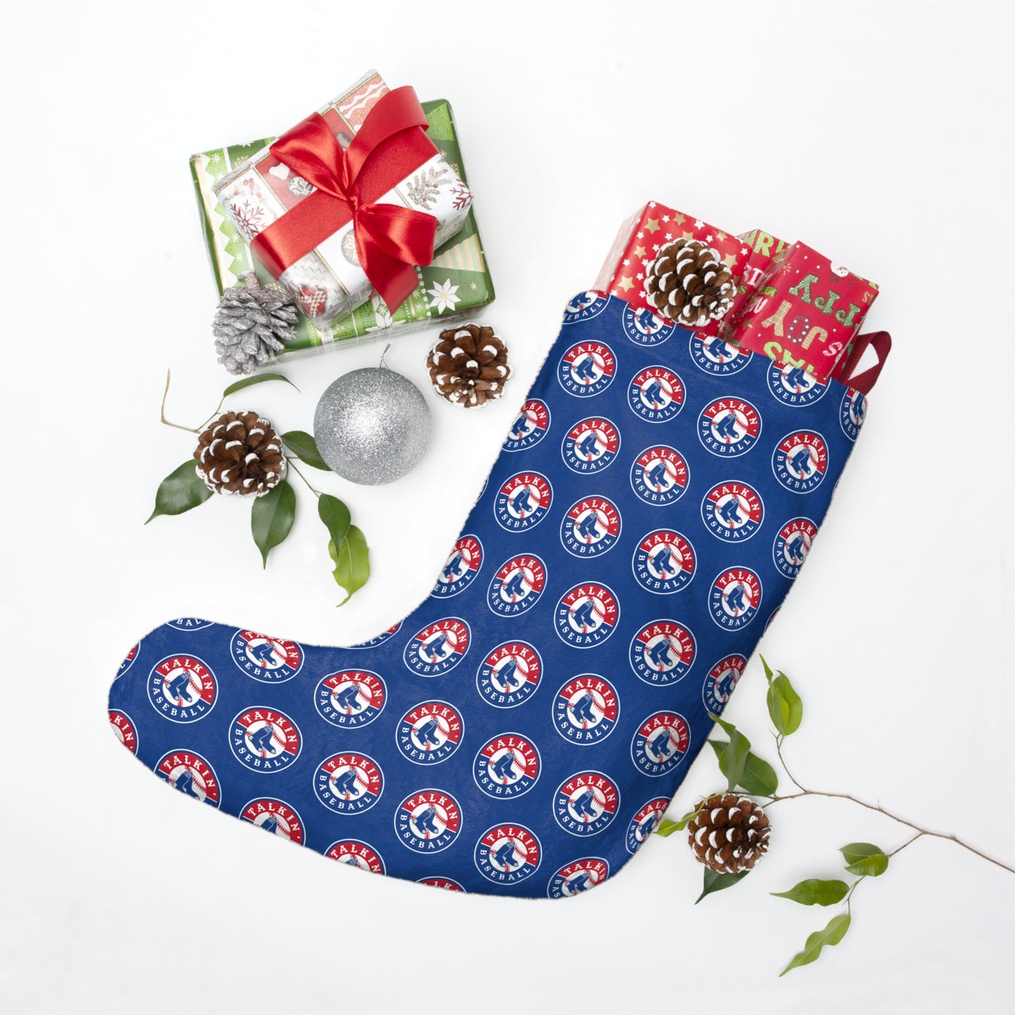 Christmas Stockings Talkin' Baseball