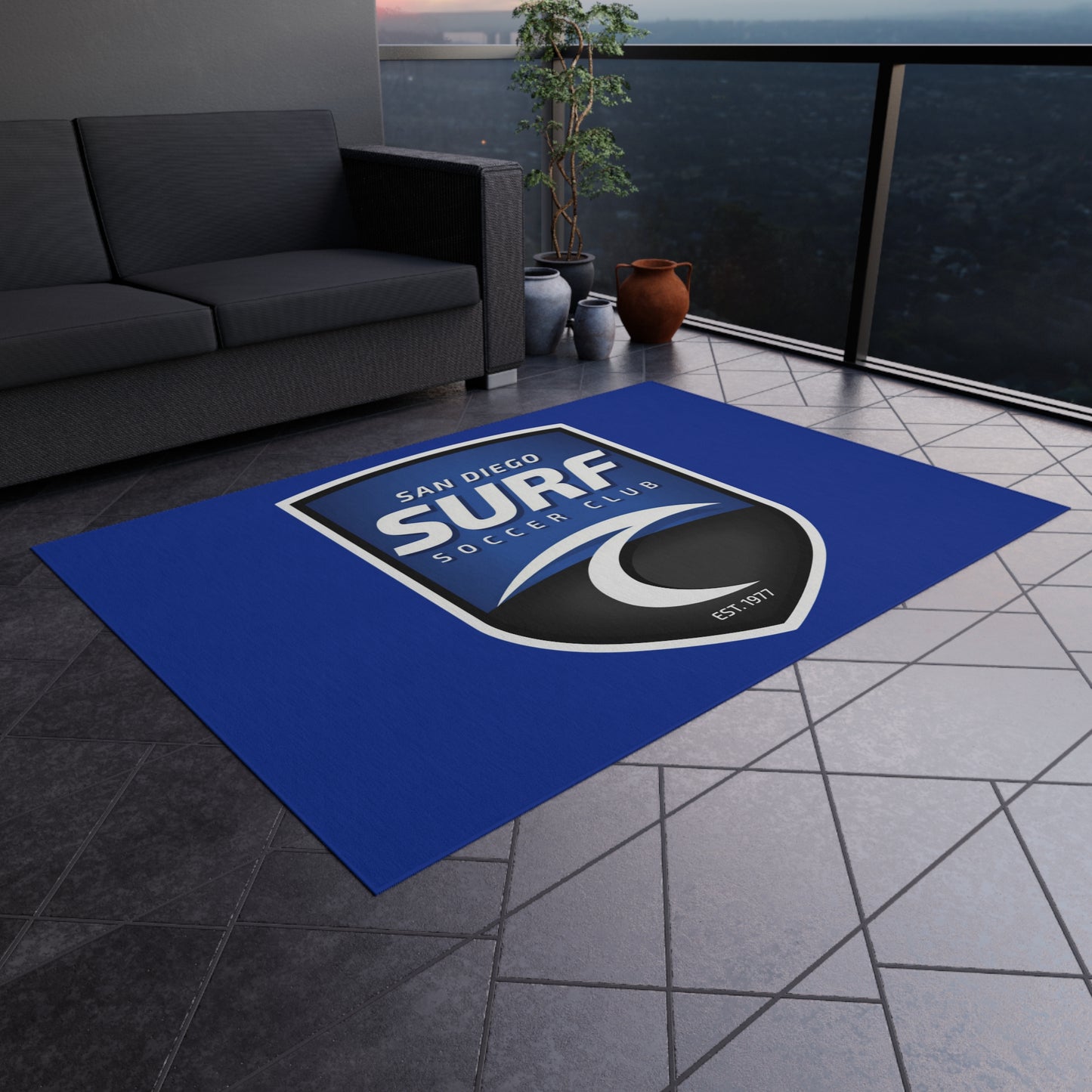 Outdoor Rug San Diego Surf Soccer