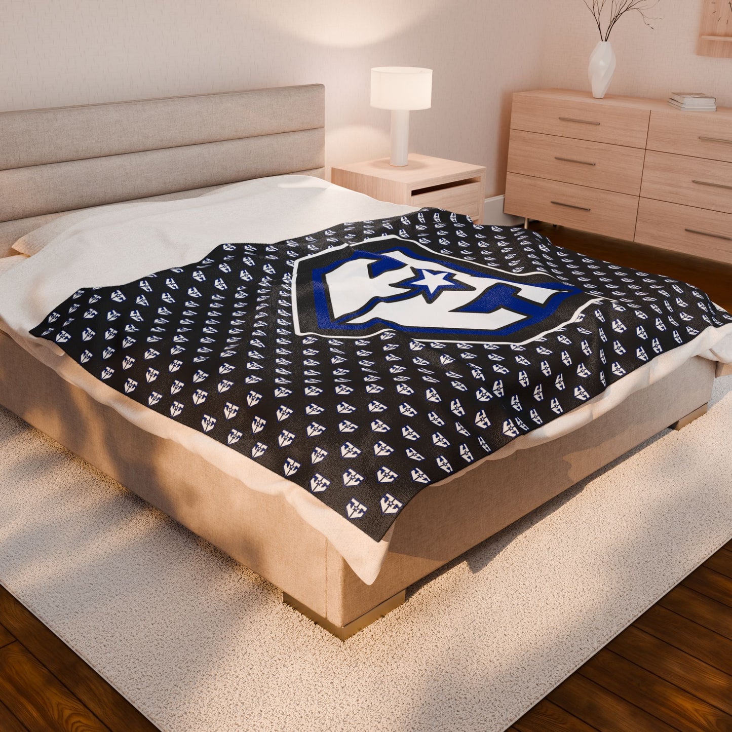 Velveteen Plush Blanket JCB